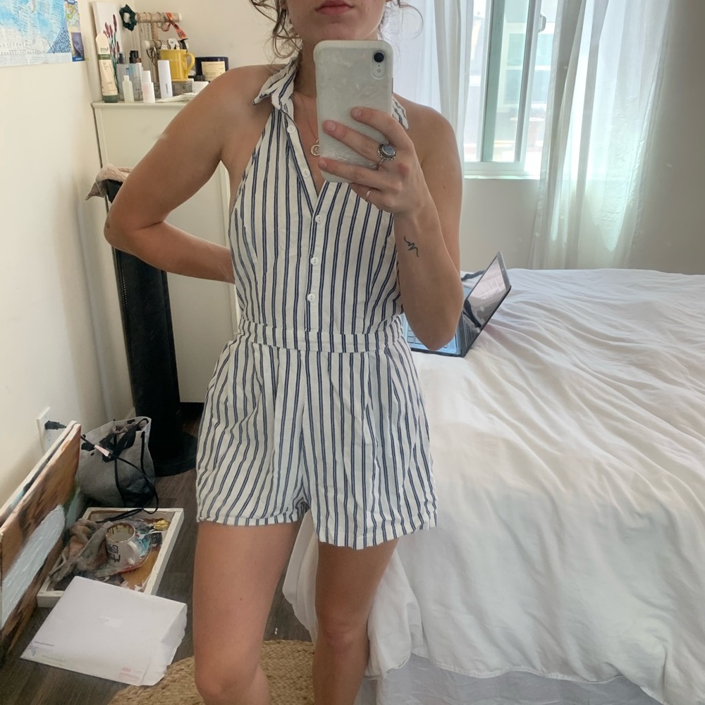 Striped Romper